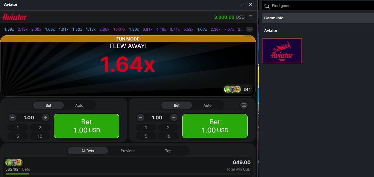 Aviator Game at Mozzart Casino