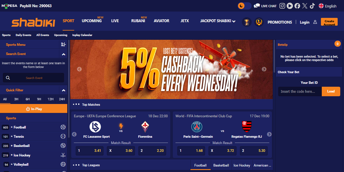 Shabiki Casino Kenya