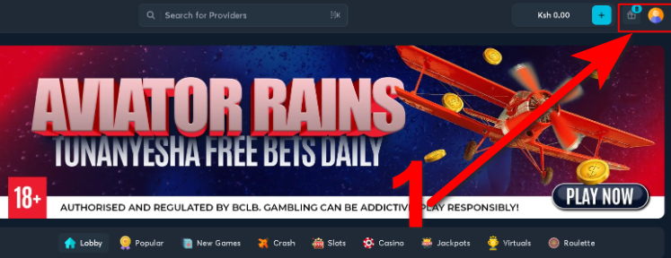 Deposit at Wekelea Aviator